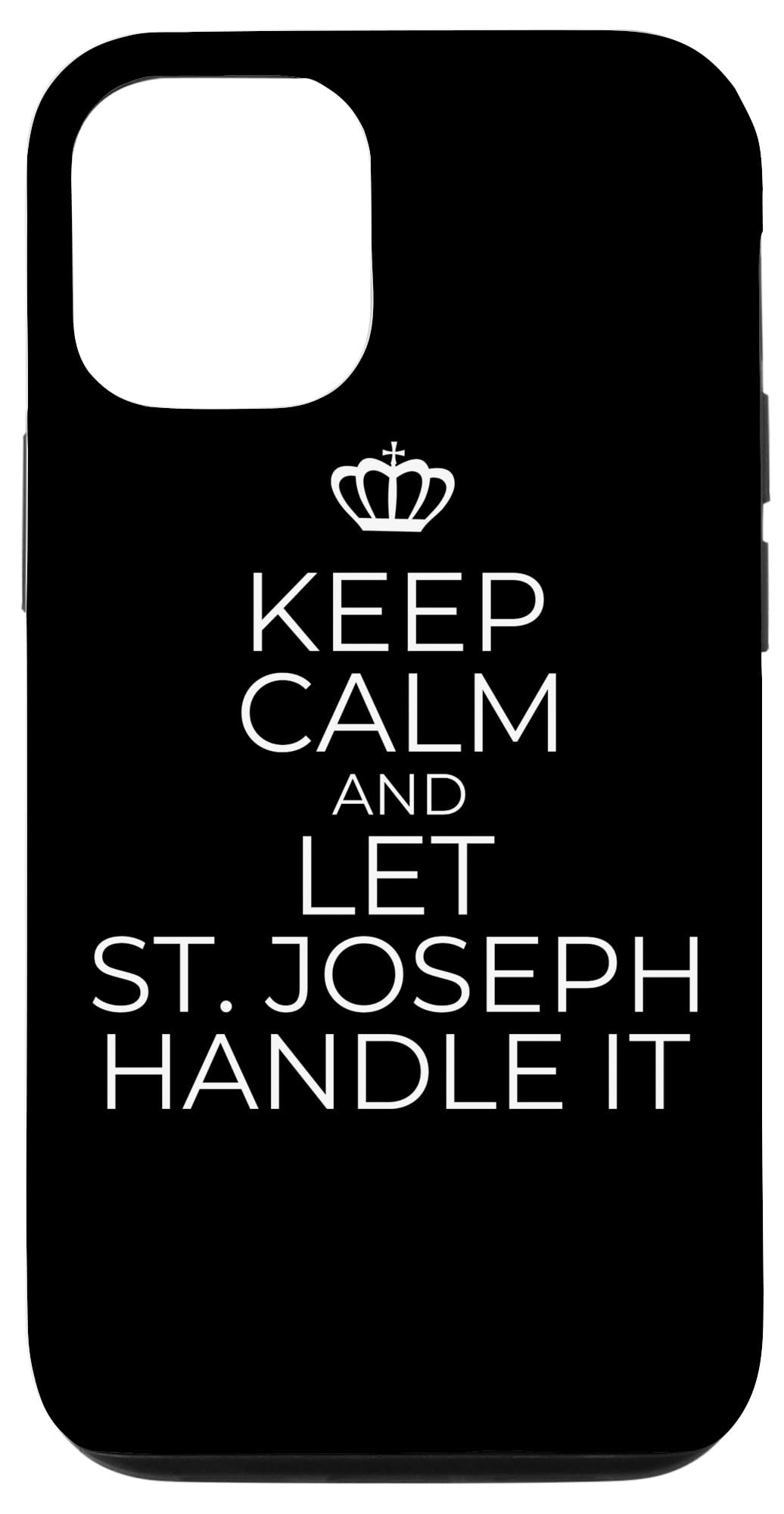 Funny St. Joseph's Day iPhone 12/12 Pro Case - Catholic Saint Design - Perfect for Religious Holidays & Everyday Protection