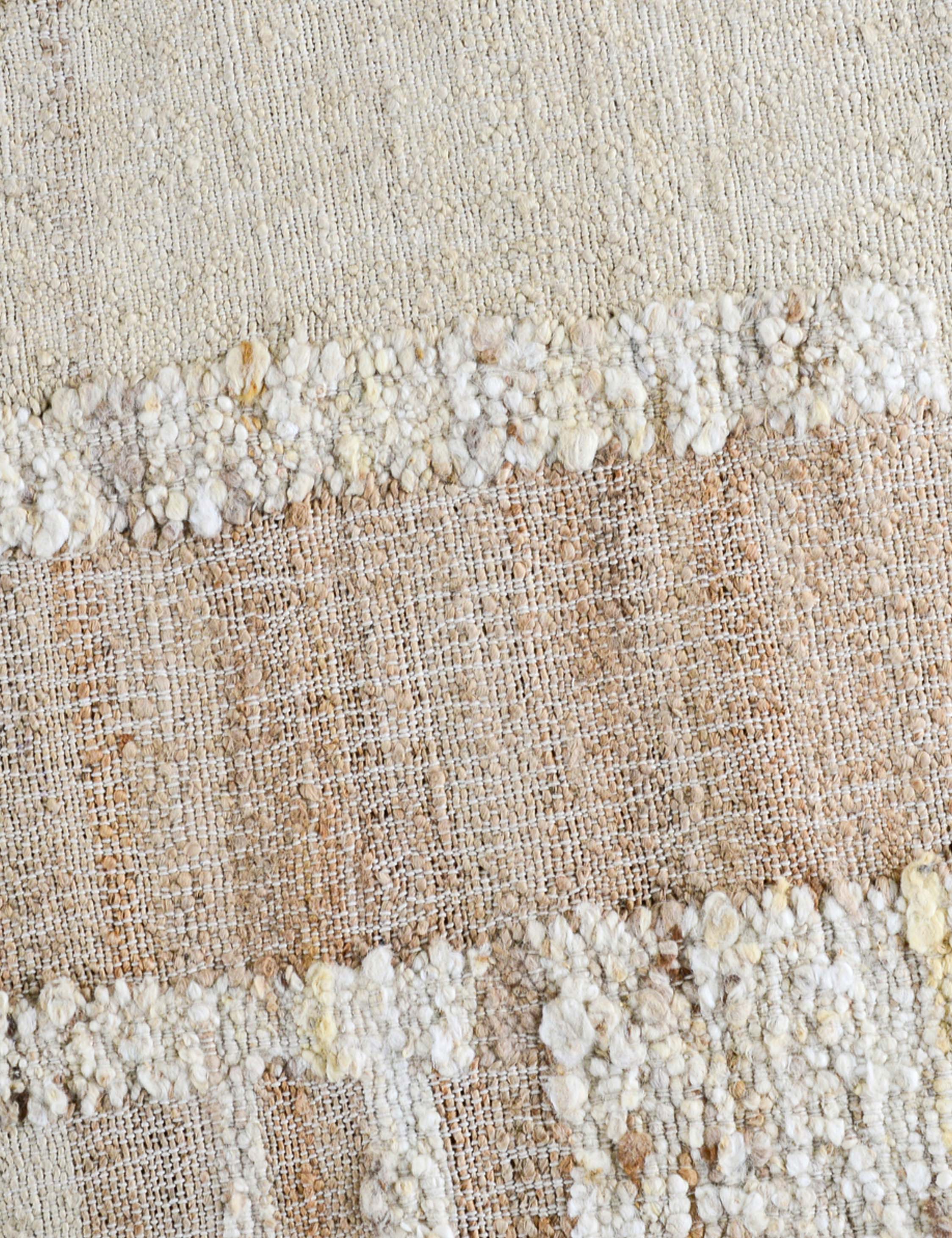 Aldo Handwoven Jute Blend Area Rug - Soft Natural Fiber Floor Mat for Living Room, Bedroom, Dining Room & Home Decor