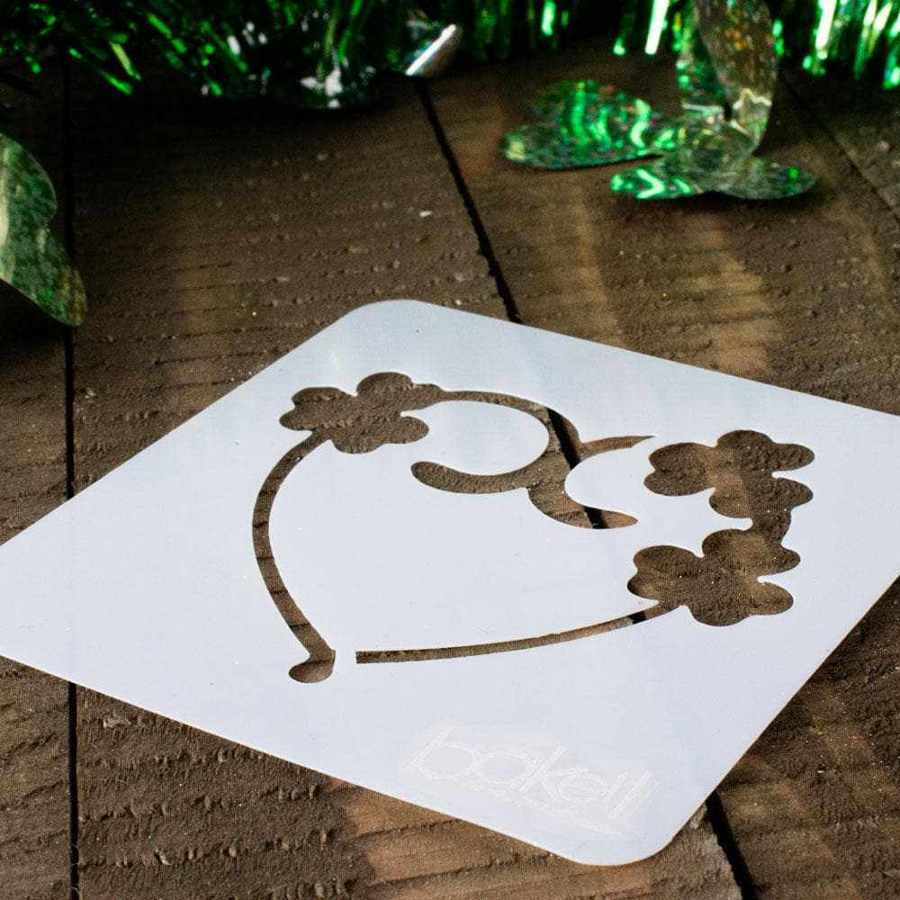 Clover Vine Heart Stencil - Reusable DIY Craft Template for Painting, Scrapbooking & Home Decor - Perfect for Wood, Fabric, Walls & DIY Projects