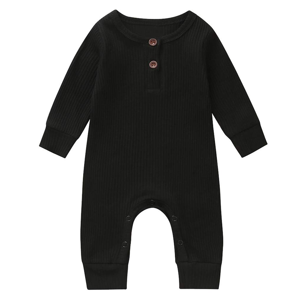 Egbsmy Baby Long Sleeve Jumpsuit for Newborn Boys & Girls - Soft Cotton Romper Outfit for Infant 0-24 Months | Perfect for Playtime, Family Photos & Everyday Wear