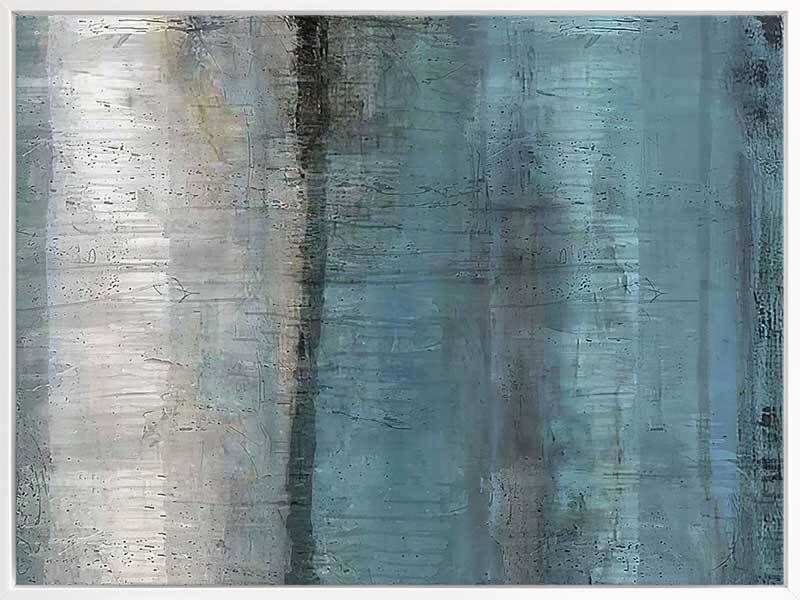 City Fog II Canvas Art Print - Modern Wall Decor for Living Room, Bedroom & Office - High Quality Framed Landscape Painting