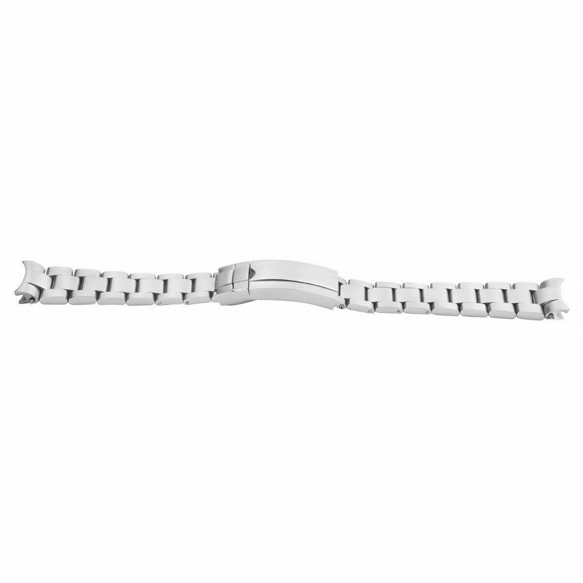 20mm Oyster Watch Band Bracelet for Rolex Yachtmaster - Stainless Steel Flip Lock Glide Lock Replacement Strap | Perfect for Diving, Swimming & Everyday Wear