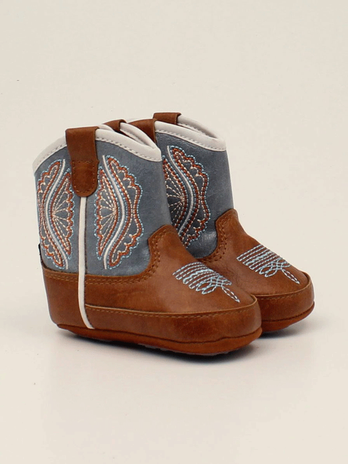 Ariat A442002308 Infant Lil Stompers Boots - Brown Leather Western Boots for Toddlers - Perfect for Outdoor Play & Cowboy-Themed Parties