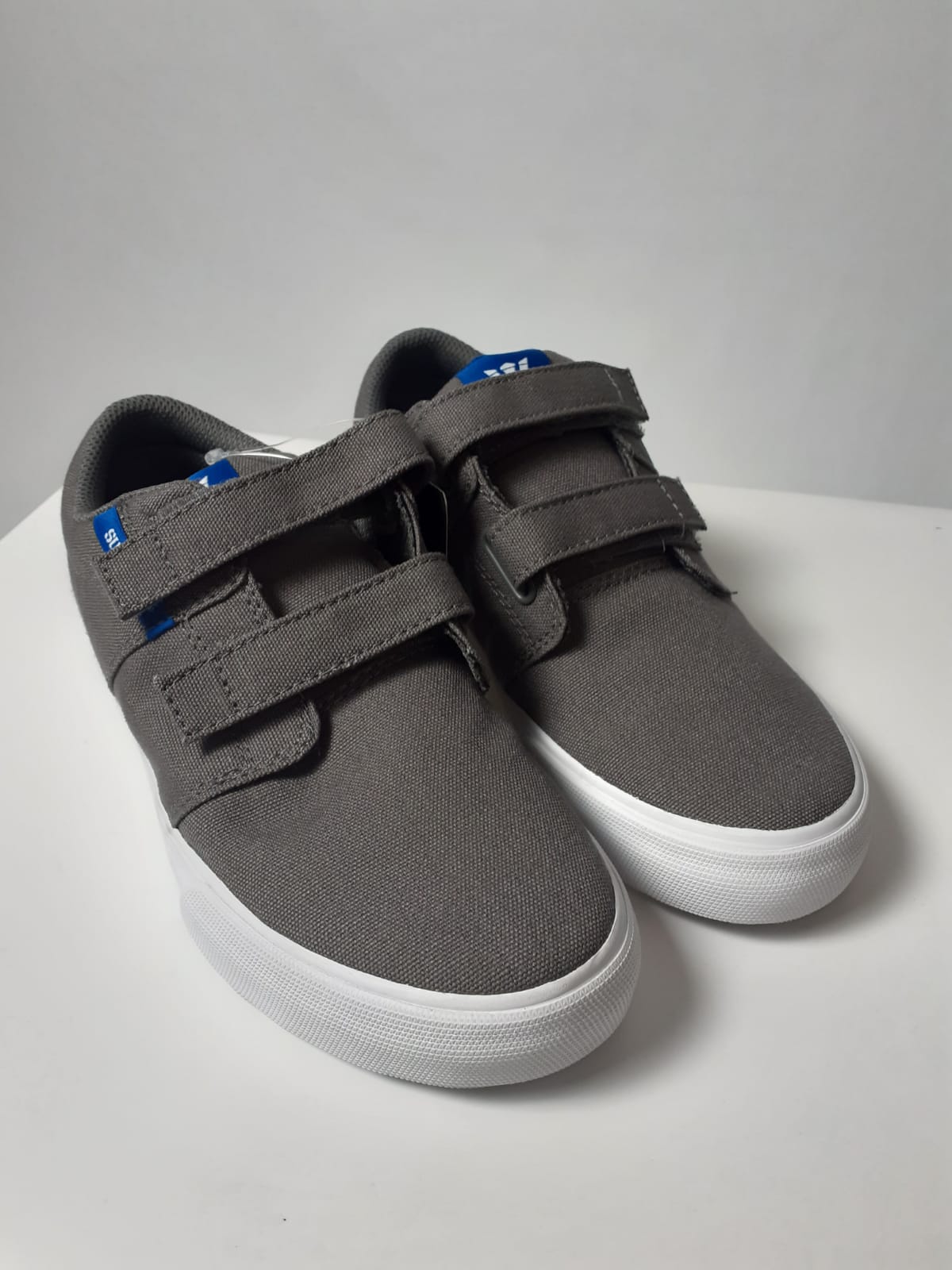 Supra Stacks Vulc II V Skate Shoes - Dark Grey/Ocean | Men's Casual Sneakers for Streetwear & Skateboarding | Outlet Sale