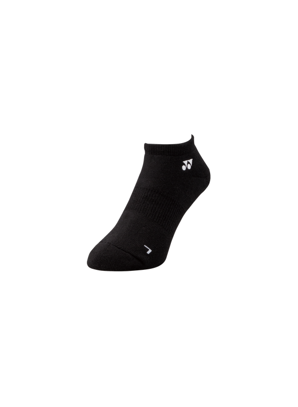 Yonex Sports Low Cut Athletic Socks 19121 - Breathable Cushioned Running Socks for Men & Women (Black) - Perfect for Tennis, Running & Gym Workouts