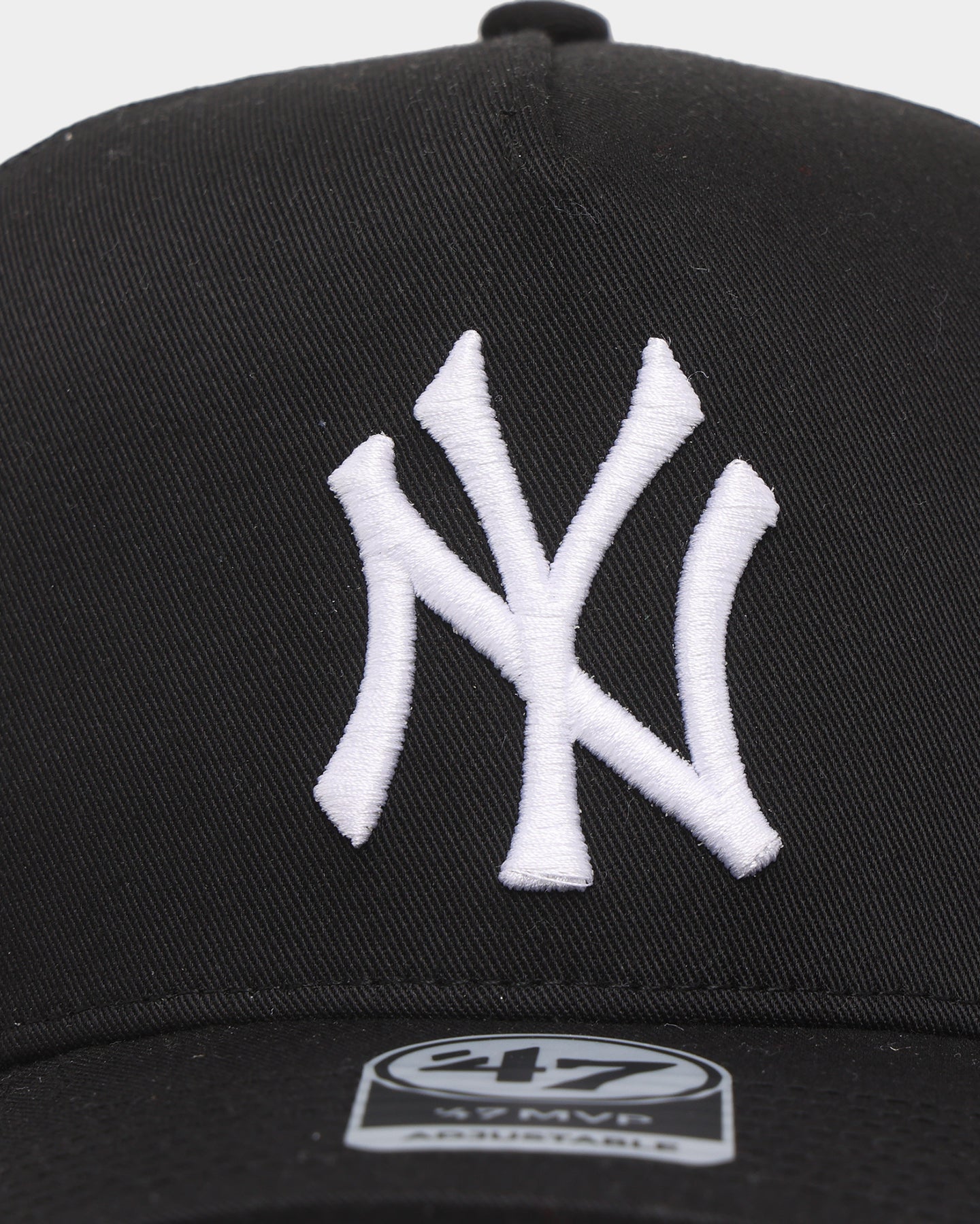 New York Yankees 47 Brand MVP DT Snapback Hat - Black Mesh Adjustable Baseball Cap for Men & Women - Perfect for Sports Fans, Casual Wear, and Game Day Outfits