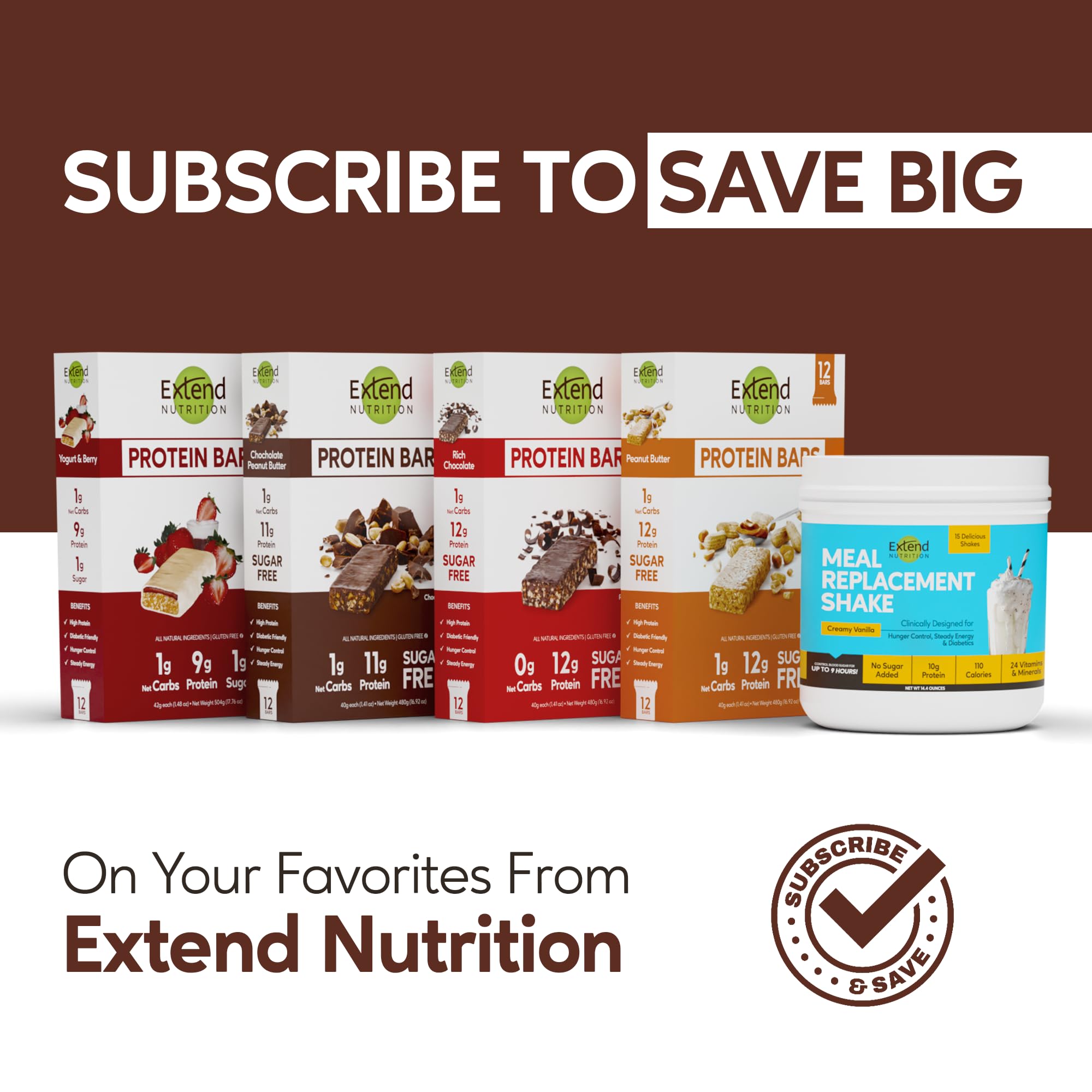 Sugar Free Protein Bars - Keto, Low Carb, High Protein & Fiber for Energy & Hunger Control - Chocolate Peanut Butter (12 Pack) - Perfect for Diabetics & Healthy Snacking