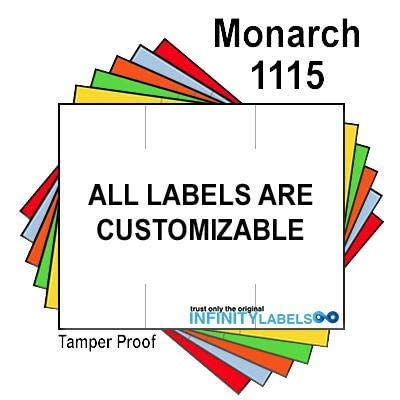 240,000 Monarch 1115 Compatible Fluorescent Pink General Purpose Labels - Full Case with 16 Ink Rollers & Security Cuts - Perfect for Retail Pricing, Inventory Labeling, and Warehouse Organization
