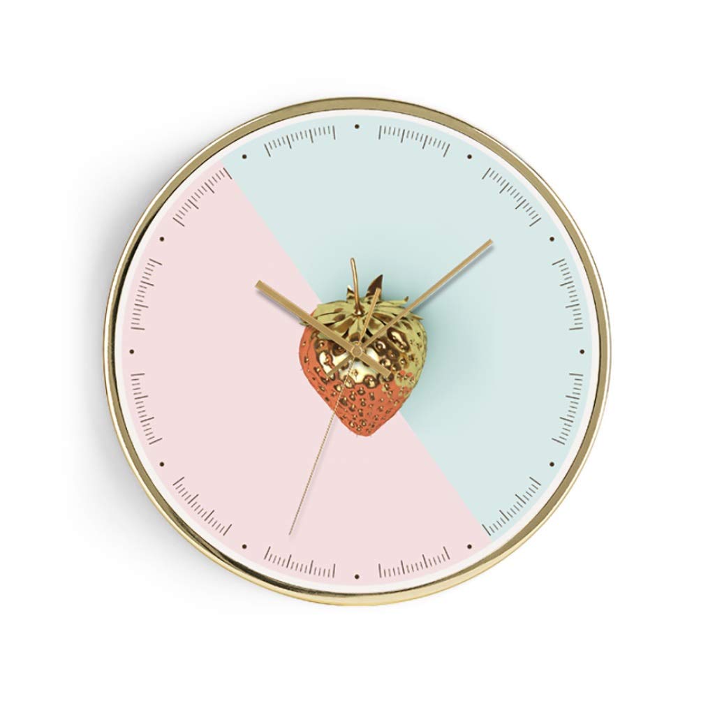 YONGJUN 12 Inch Silent Non-Ticking Wall Clock - 30cm Round Battery Operated Quartz Clock for Home, Kitchen & Living Room Decor | Perfect for Bedroom, Office & Modern Interior Design (Color B, 12 Inch)