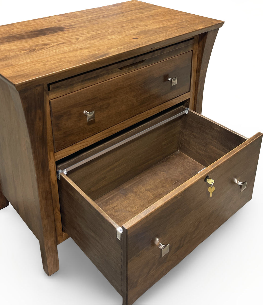Marco Lateral File Cabinet - 2-Drawer Office Storage Organizer for Documents & Folders - Perfect for Home Office, School, or Business Use