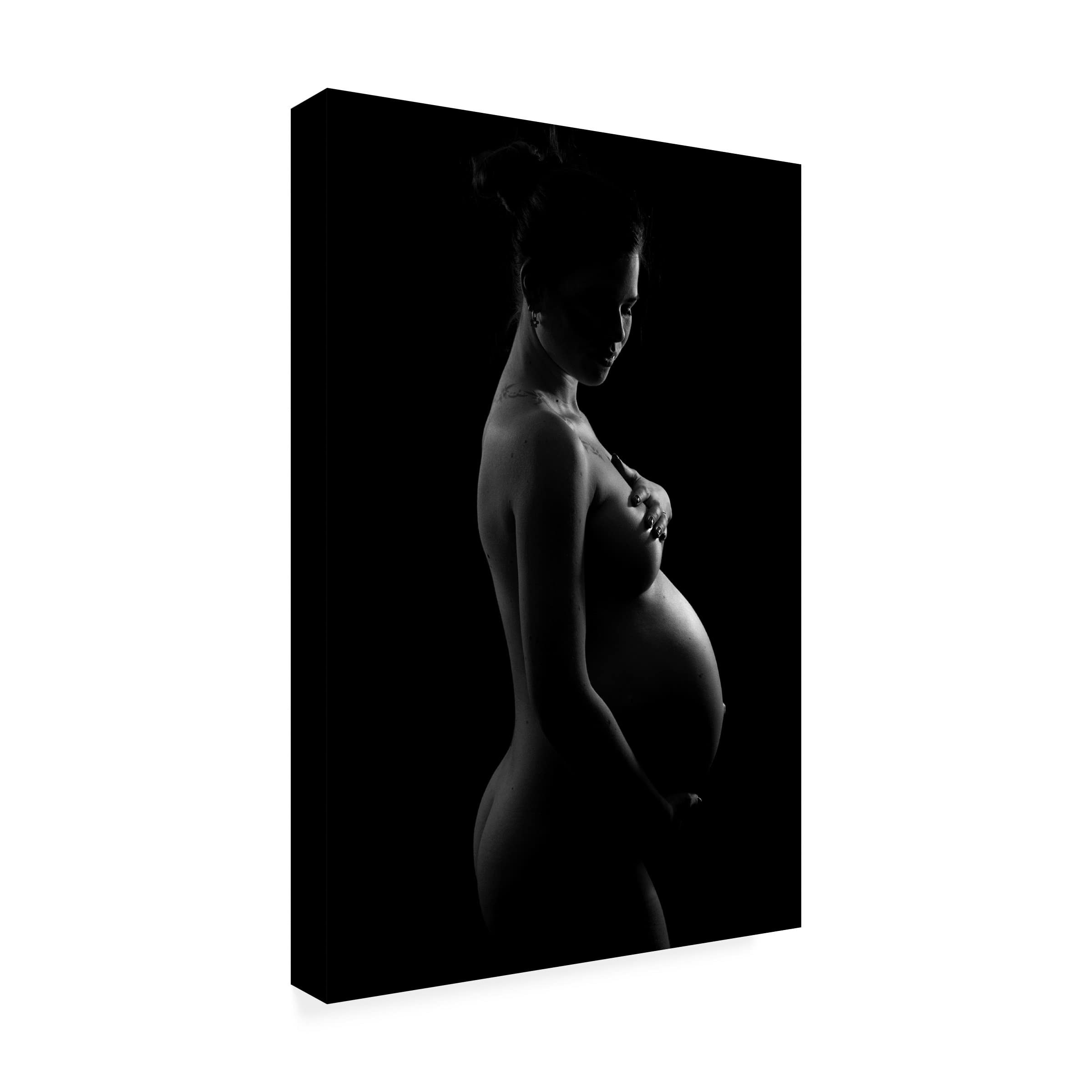 Trademark Fine Art 'Waiting' Canvas Wall Art by Kimmo Lundahl - Modern Home Decor for Living Room, Bedroom & Office