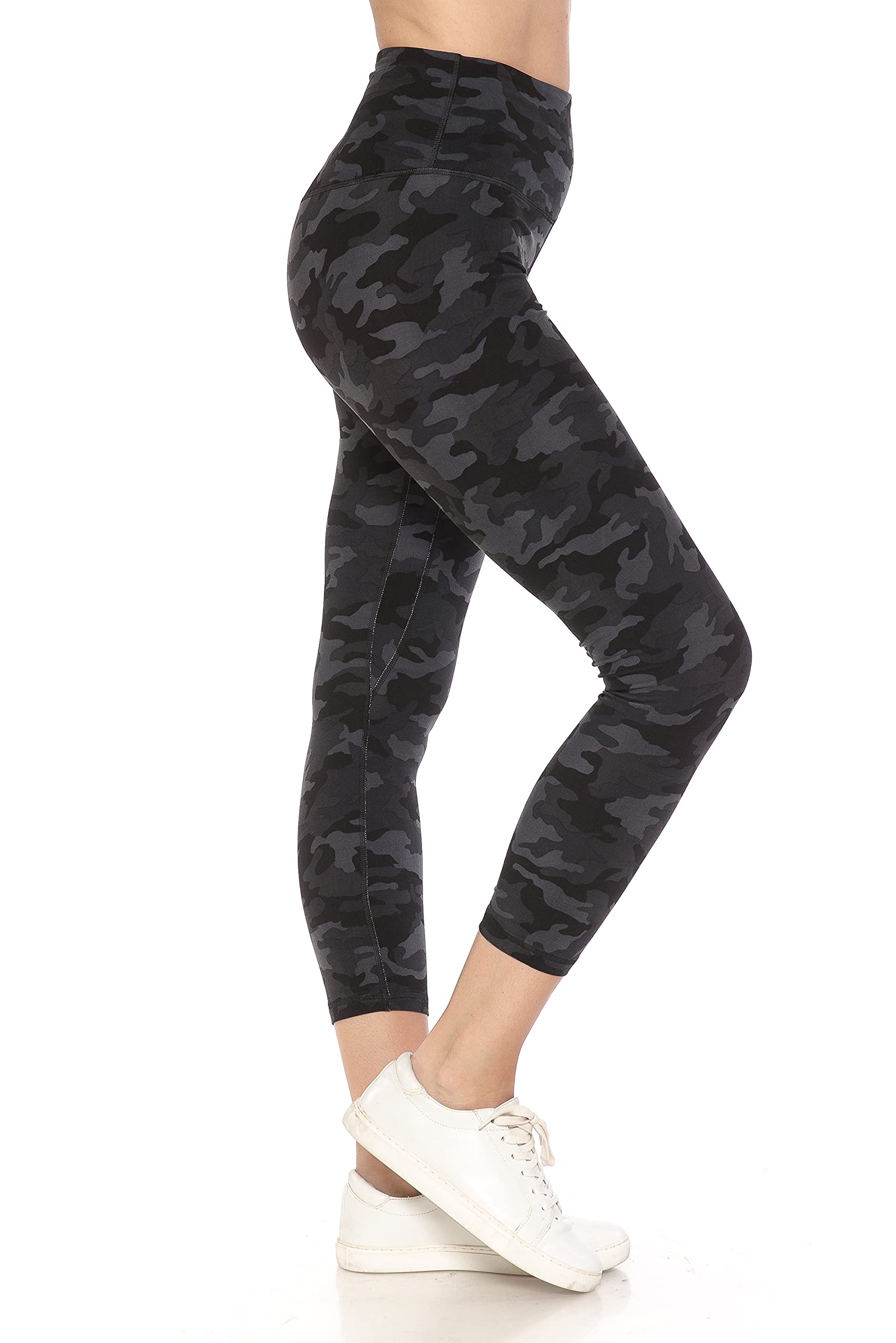 Leggings Depot Women's High Waist Yoga Pants - Tummy Control Workout Leggings for Running, Gym & Active Wear - Comfortable Stretchy Fitness Leggings for Women