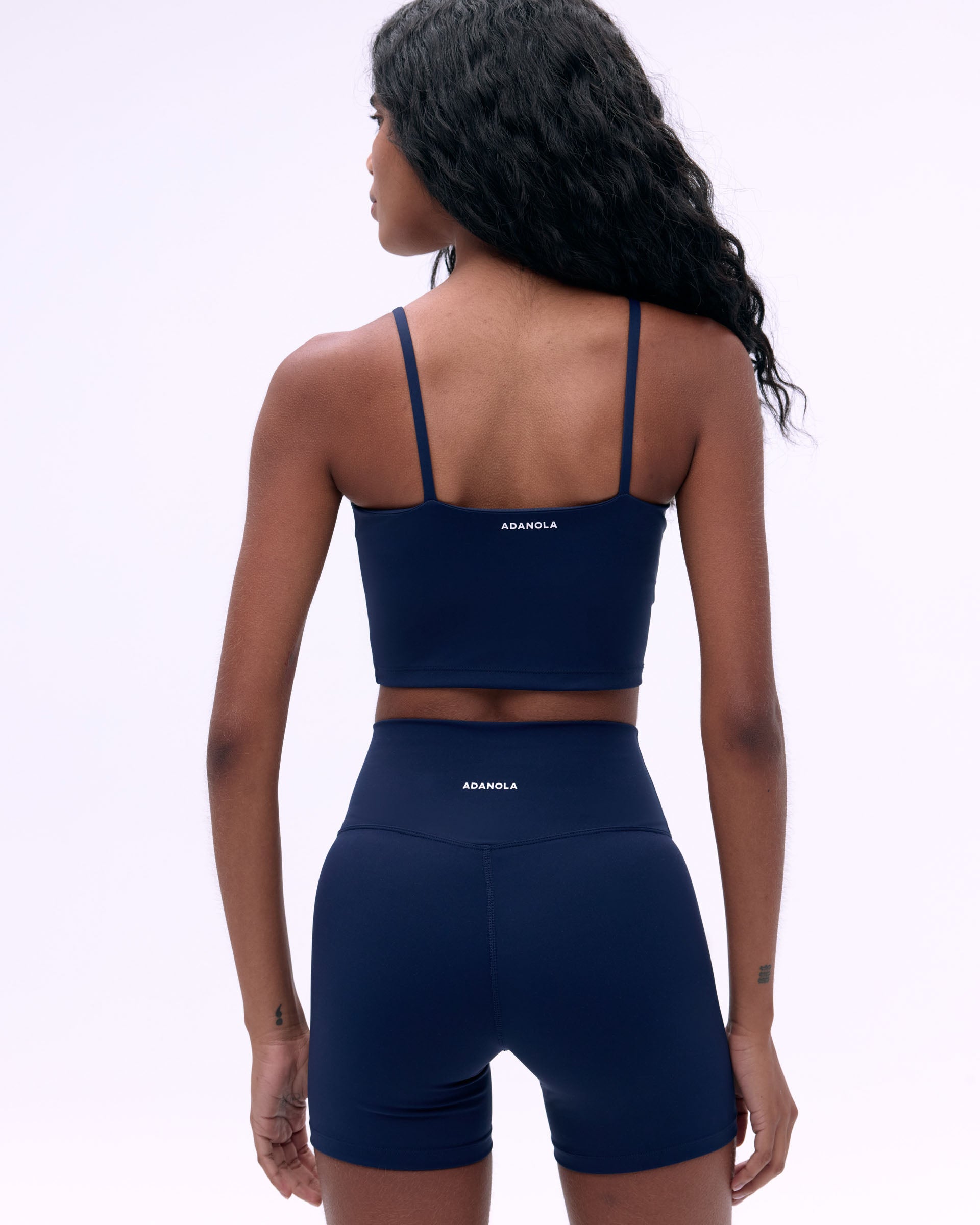 Ultimate Comfort Tank Bra for Women - Navy Blue | Seamless Soft Support for Yoga, Workout & Everyday Wear