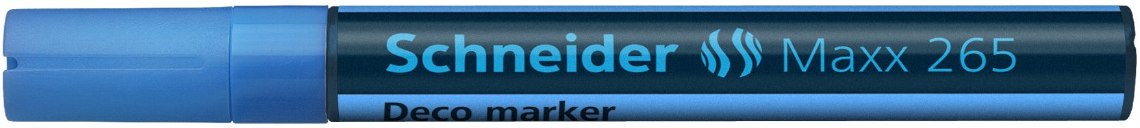 Liquid Chalk Deco Marker Maxx 265 - Light Blue Chalk Marker for Writing on Blackboards, Glass, Mirrors & Windows - Perfect for Restaurants, Cafes, Schools & DIY Projects