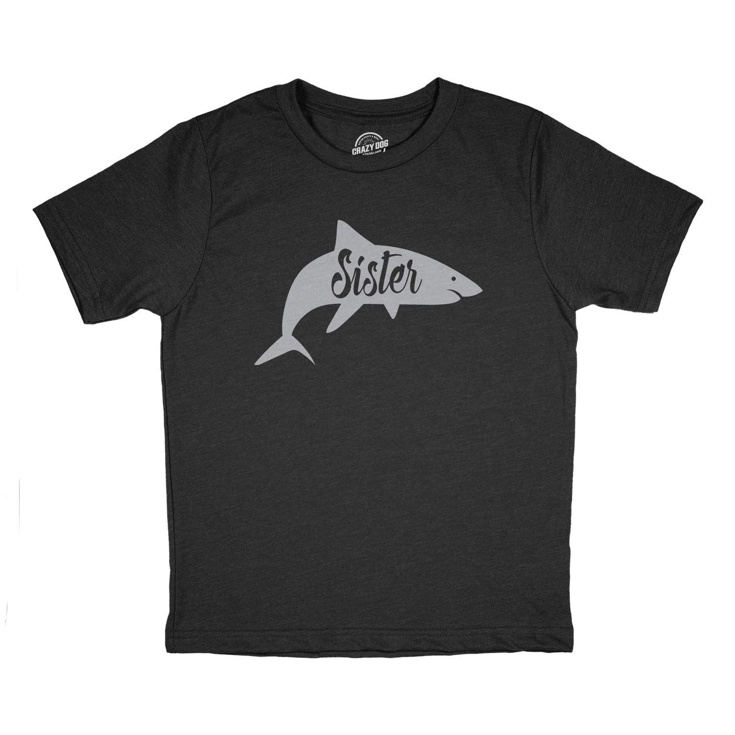 Funny Shark Graphic T-Shirt for Kids - Youth Sister Beach Vacation Family Tee - Perfect for Summer Outings, Beach Trips & Family Photos