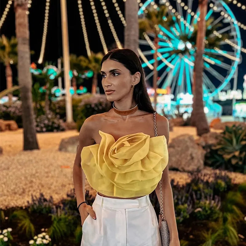 2023 Trendy Floral Camisole Tops for Women - Sexy Lace Patchwork Vest for Party & Club Wear - Summer Fashion Casual Outfit & Night Out Essential