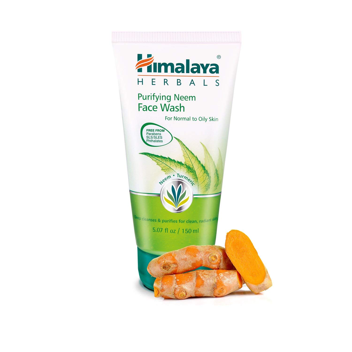 Himalaya Herbals Purifying Neem Face Wash for Acne & Oily Skin - 150ml (2 Pack) | Natural Cleanser for Daily Skincare Routine & Deep Pore Cleansing
