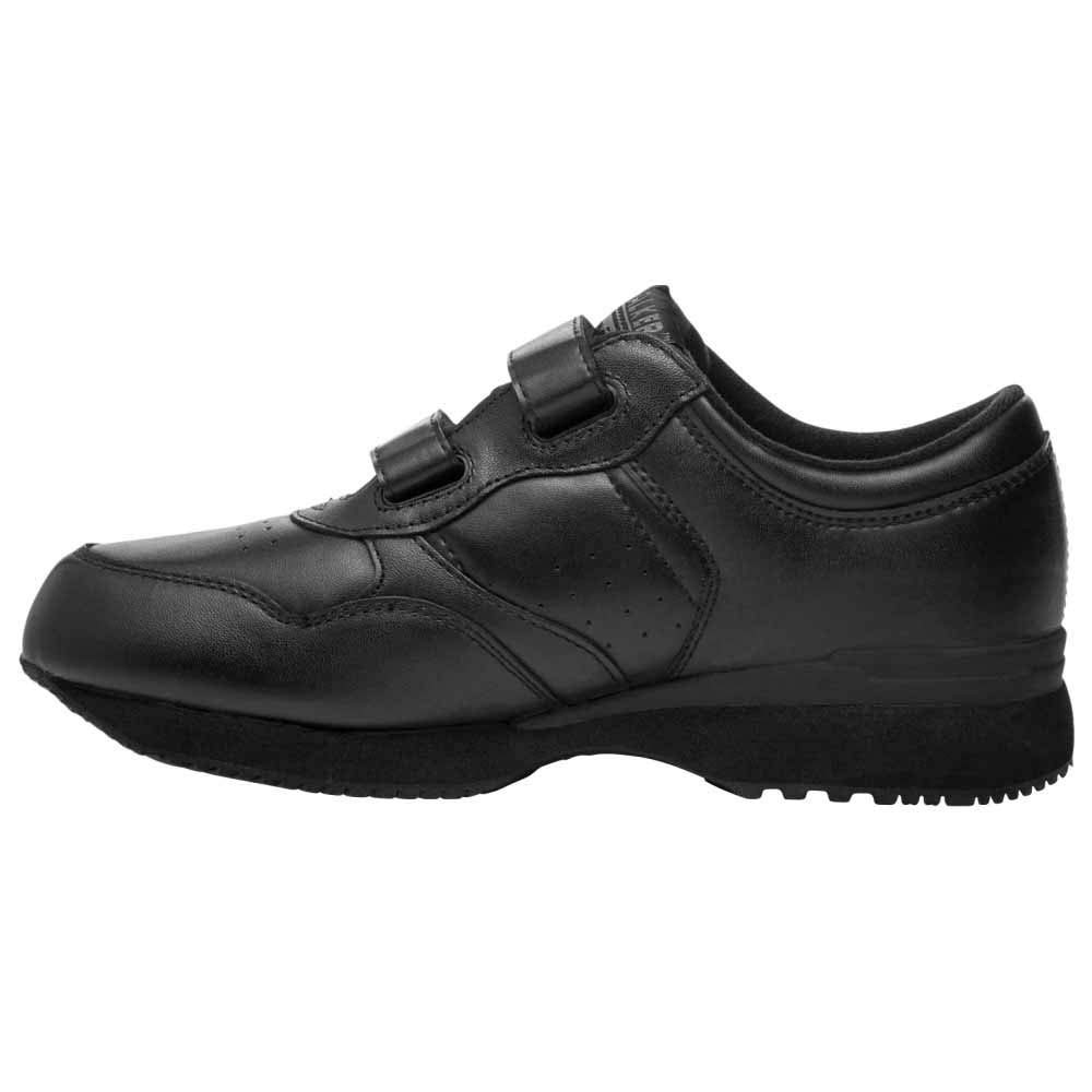Propet Men's LifeWalker Strap Walking Sneakers - Comfortable Athletic Shoes for Walking & Daily Use - Black - Ideal for Walking, Running & Casual Wear