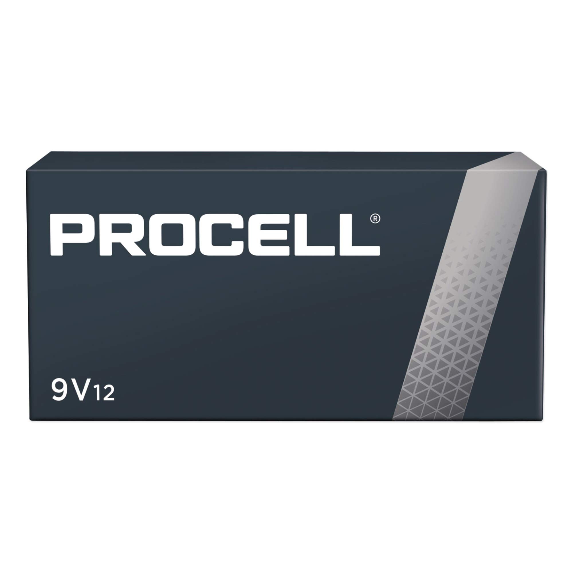 Duracell Procell Alkaline 9V Batteries - 12 Pack | Long-Lasting Power for Smoke Detectors, Toys & Electronics