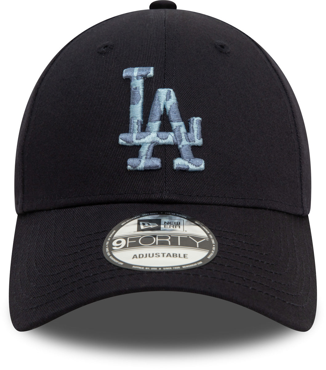 Los Angeles Dodgers New Era 9Forty MLB Animal Print Navy Baseball Cap - Stylish Baseball Hat for Men & Women, Perfect for Games, Sports & Casual Wear