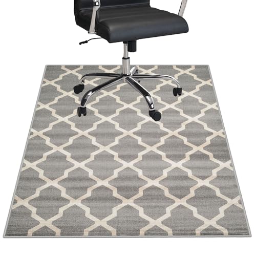 Trellis - Grey & White