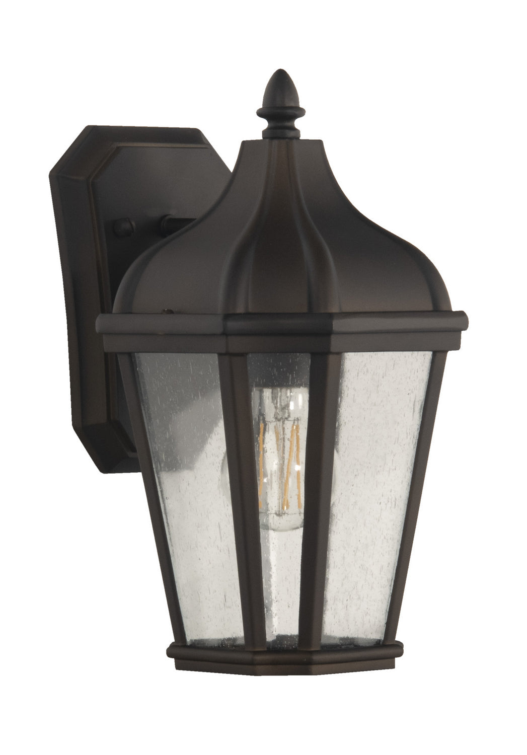 Briarwick Dark Coffee One Light Outdoor Wall Mount Sconce - Perfect for Porch, Patio, and Garden Lighting