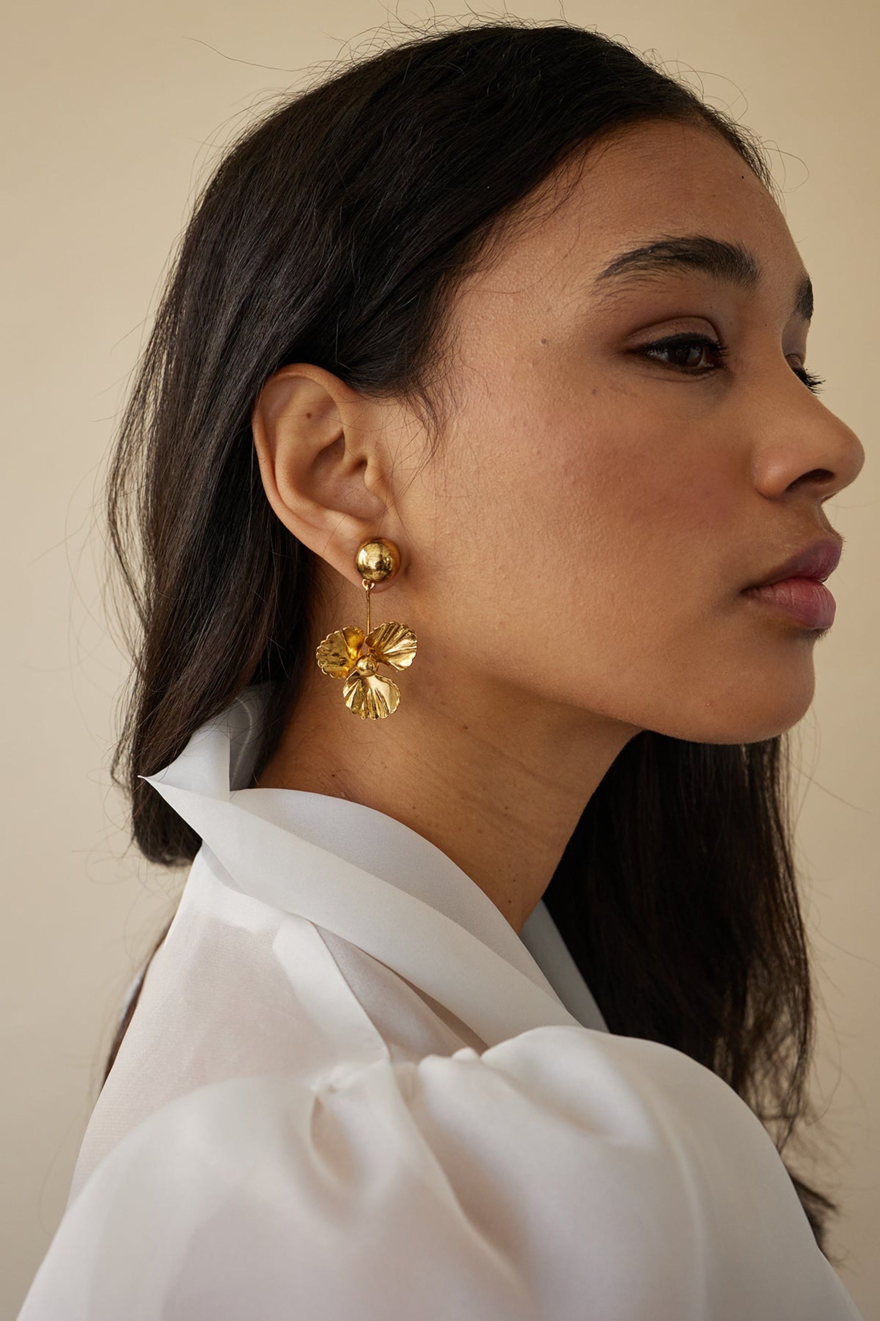 Poppy Bauble Earrings - Elegant Floral Dangle Earrings for Women | Perfect for Parties, Weddings & Everyday Wear