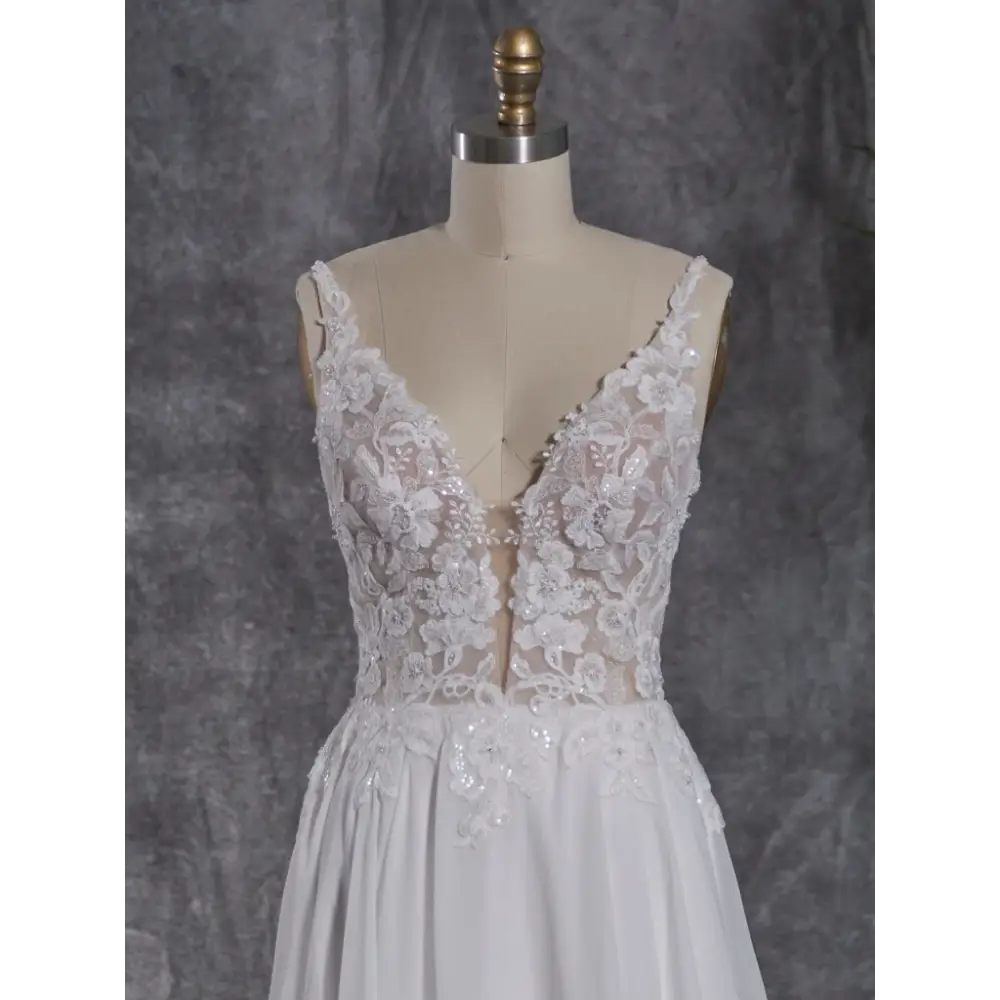 Tierney by Rebecca Ingram - Elegant Wedding Dress for Brides | Perfect for Church Ceremonies & Formal Receptions