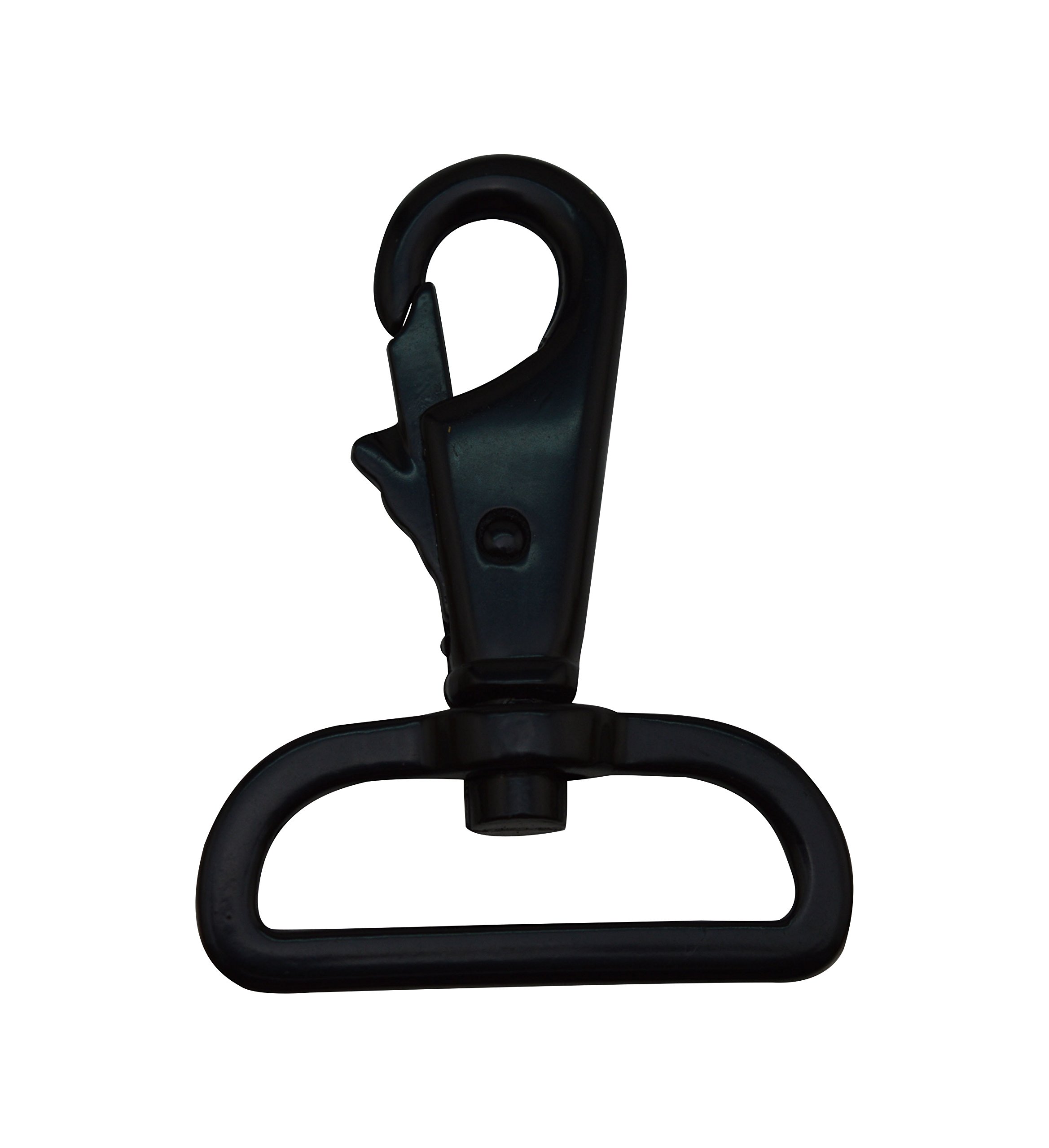 Wuuycoky Right Angle D Ring Swivel Snap Hooks - Heavy Duty Lobster Clasps for Fishing Tackle, Keychains, Dog Leashes & Outdoor Gear