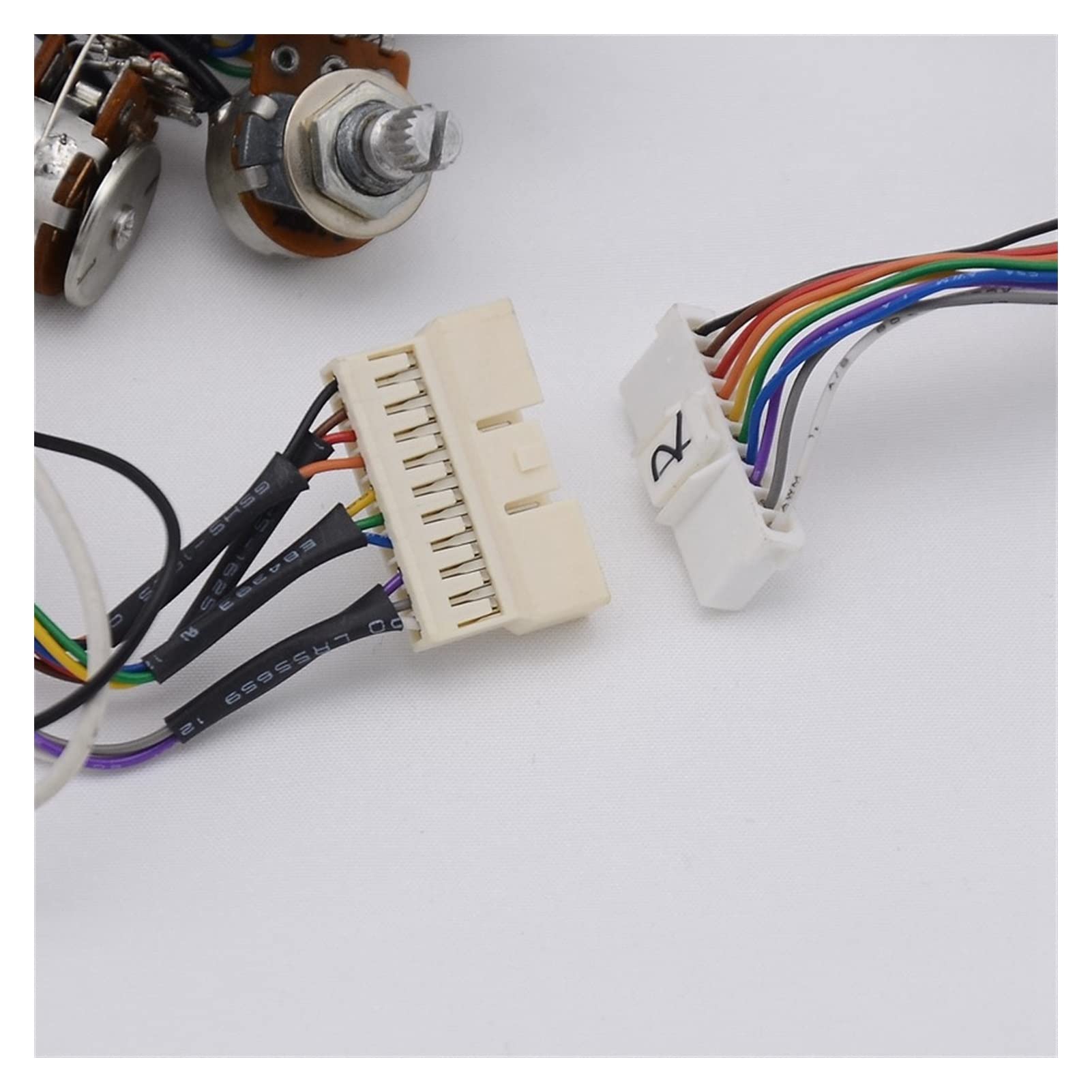 Electric Guitar Wiring Harness Kit - 2 Band EQ Active Preamp Circuit for Passive Bass Pickups | Upgrade for Rock & Bass Guitars | DIY Guitar Repair & Tone Enhancement