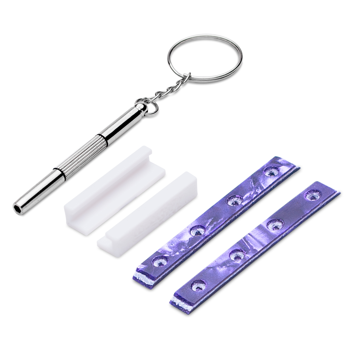Purple and White