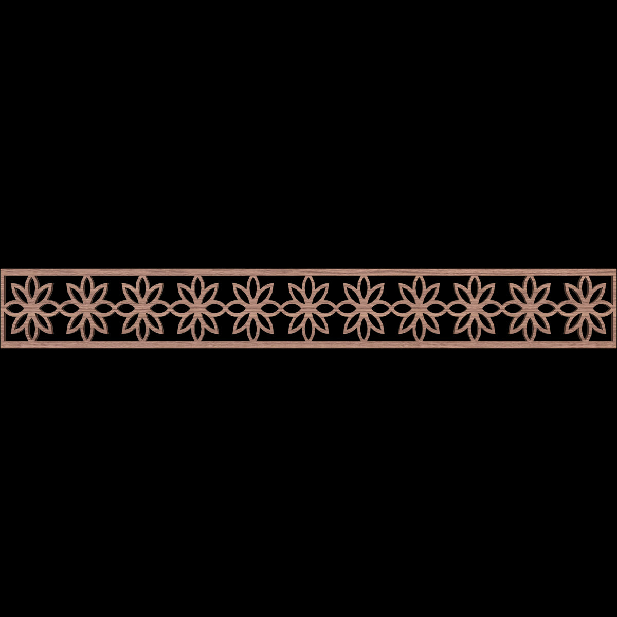 Daisy Fretwork Moulding - Decorative Wood Trim for Home Decor, DIY Crafts, and Furniture Accents | Perfect for Wall Paneling, Cabinet Doors, and Picture Frames