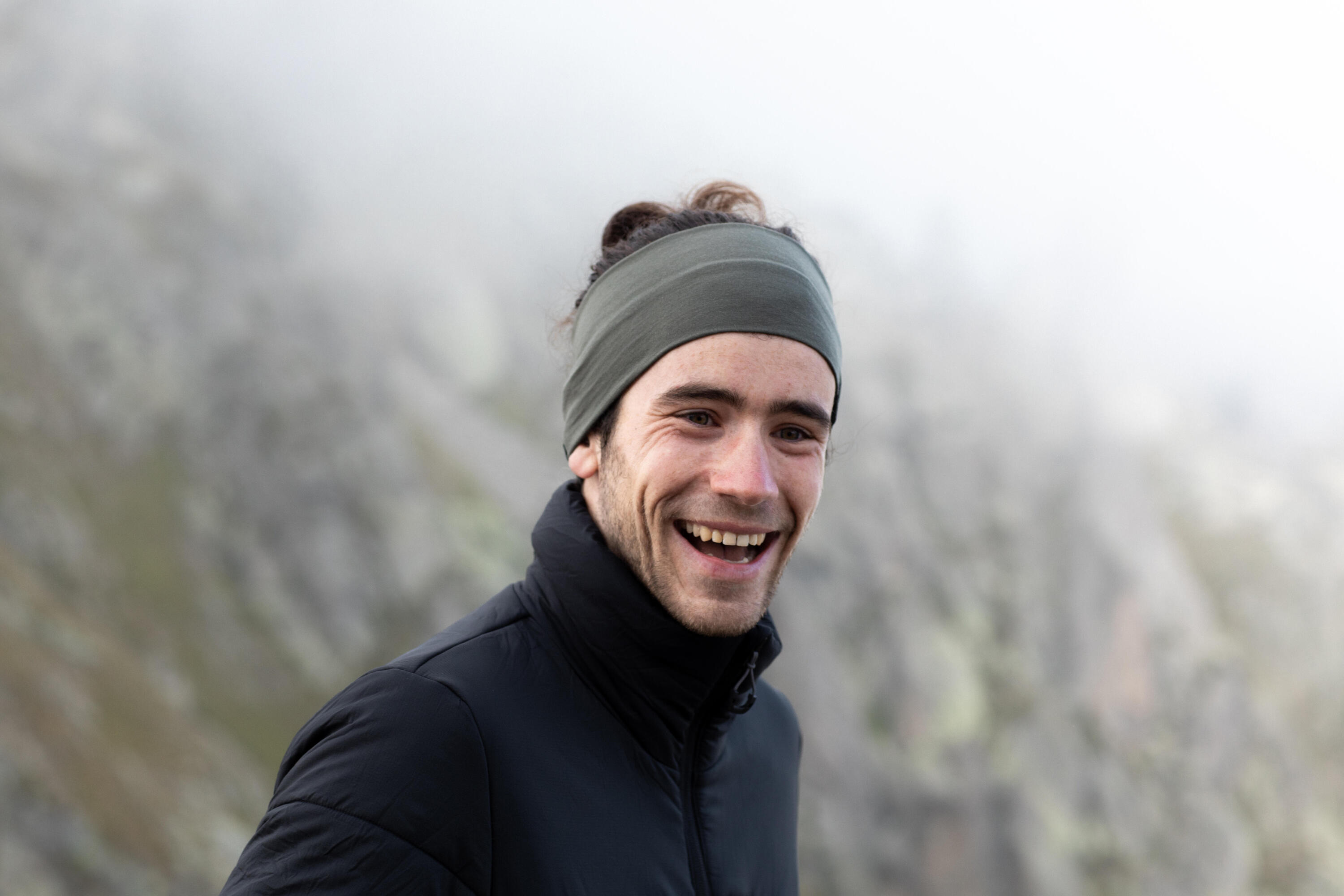 Forclaz MT500 Merino Wool Headband - Warm Winter Headband for Men & Women - Soft Breathable Skiing Hiking Running Accessories - Perfect for Outdoor Sports & Cold Weather Activities
