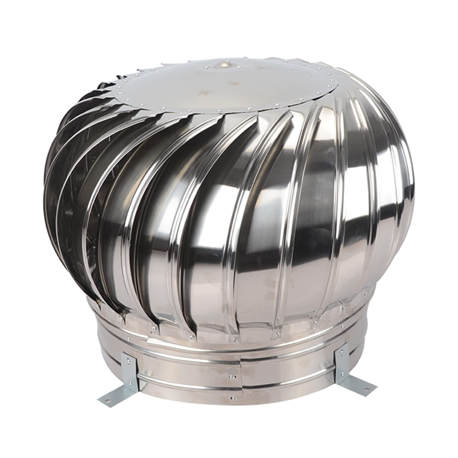 BYBDOG Rotating Chimney Cap - Stainless Steel Fireplace Cover, Anti-Climb Chimney Top, Multi-Purpose Roof Vent Cover for Home, RV & Outdoor Use - Weatherproof & Durable Design