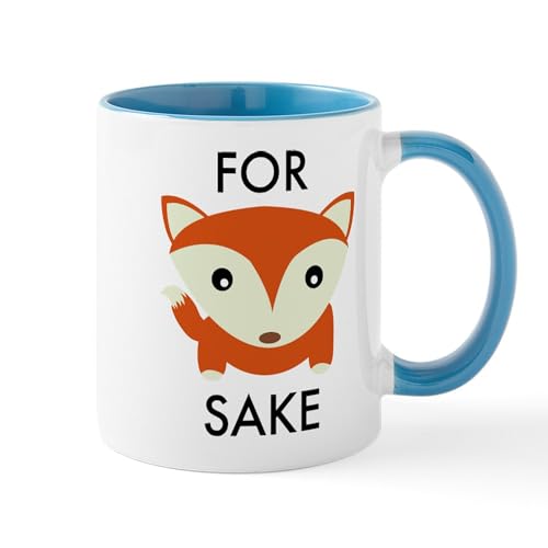 White/Blue Inside - For Fox Sake Mug
