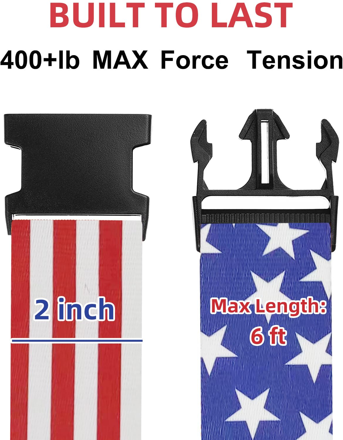 TSA Approved Travel Luggage Straps - Secure Suitcase Belt for Airplane Travel | Perfect for Business Trips & Vacation Packing