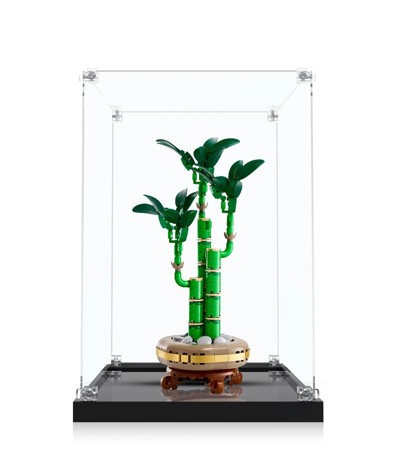 LEGO® The Botanical Collection Mini Orchid 10344 Display Case - Clear Acrylic Protection for LEGO Flower Sets - Perfect for Home Decor, Office Display & Gift Giving