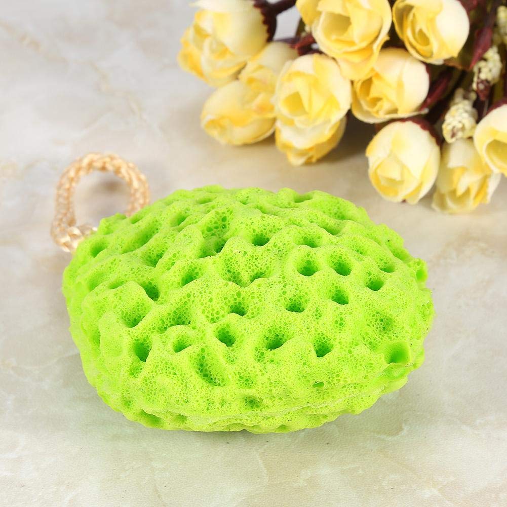 4 Colors Soft Sponge Body Bath Ball - Exfoliating Shower Scrubber for Smooth Skin | Spa & Bath Accessories | Gentle Cleansing for Daily Use (Green)