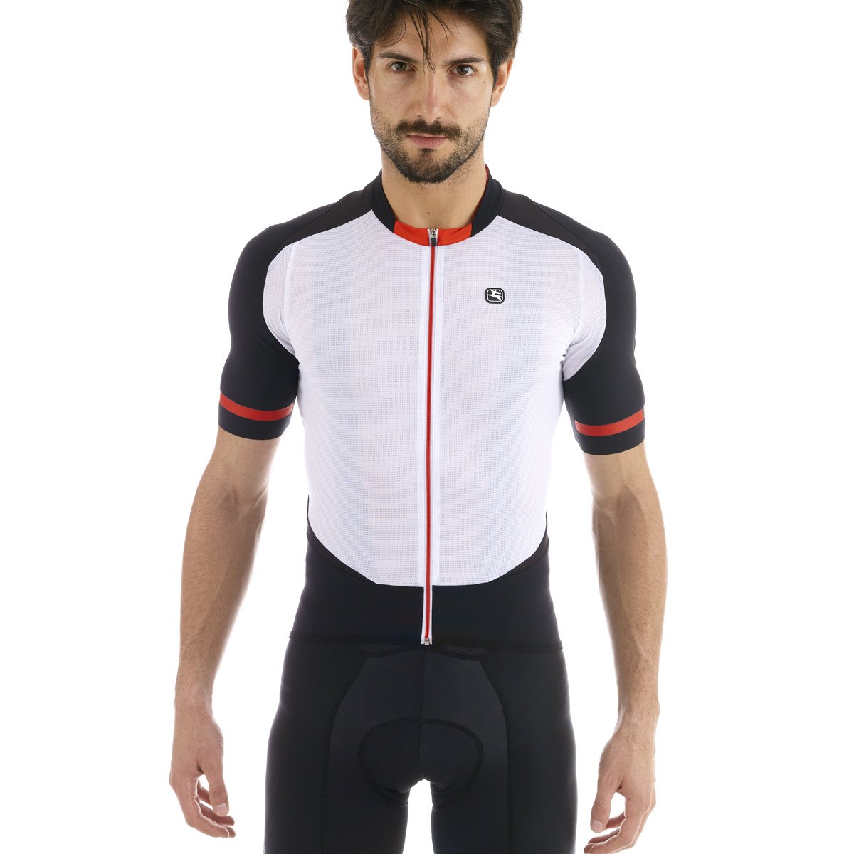 Giordana Men's Body Clone FR-Carbon Short Sleeve Cycling Jersey - Breathable & Lightweight Bike Shirt for Road Cycling & Training - Perfect for Summer Rides & Competitive Cycling