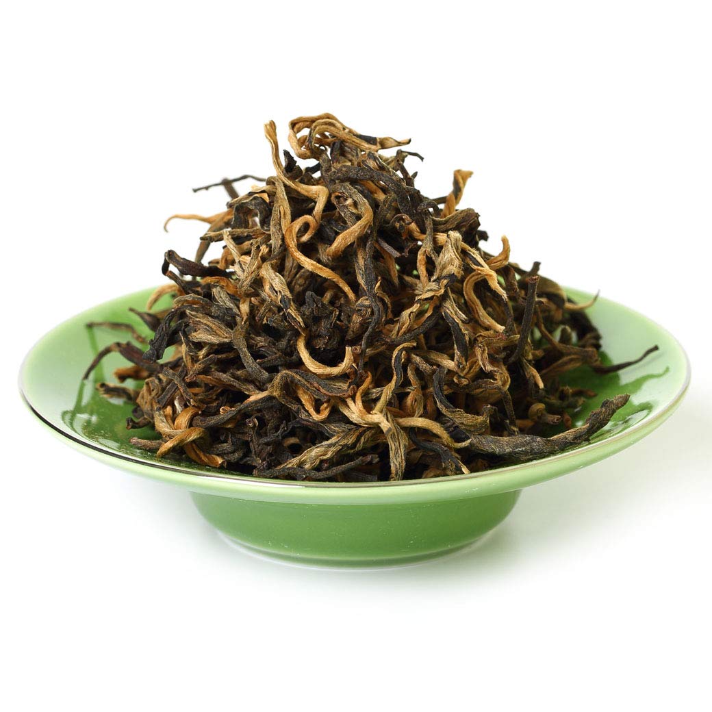 GOARTEA 4Pcs 250g (Total 35.2oz) Premium Yunnan Black Tea Bags - Fengqing Dian Hong Loose Leaf Chinese Black Tea | Perfect for Gifts, Afternoon Tea & Relaxation