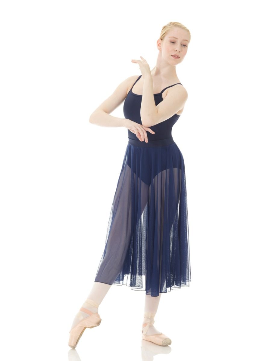 16105 Mesh Skirt for Women - Flowy A-Line Party Skirt with Elastic Waistband | Perfect for Club Wear, Date Night & Summer Outfits
