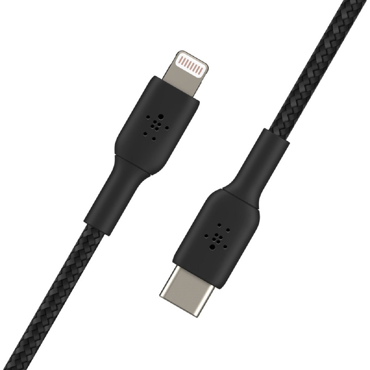 Belkin BOOST↑CHARGE USB-C to Lightning Cable (3ft/1m) - Durable Braided Fast Charging Cord for iPhone 14/13/12/11/X/8, iPad - Perfect for Home, Office & Travel