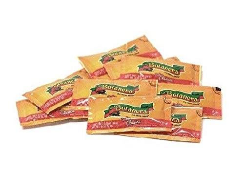 50 Packets of Spicy Salsa Botanera Clasica Hot Sauce - 10g Each | Perfect for Tacos, Nachos, Burritos & Mexican Food Lovers