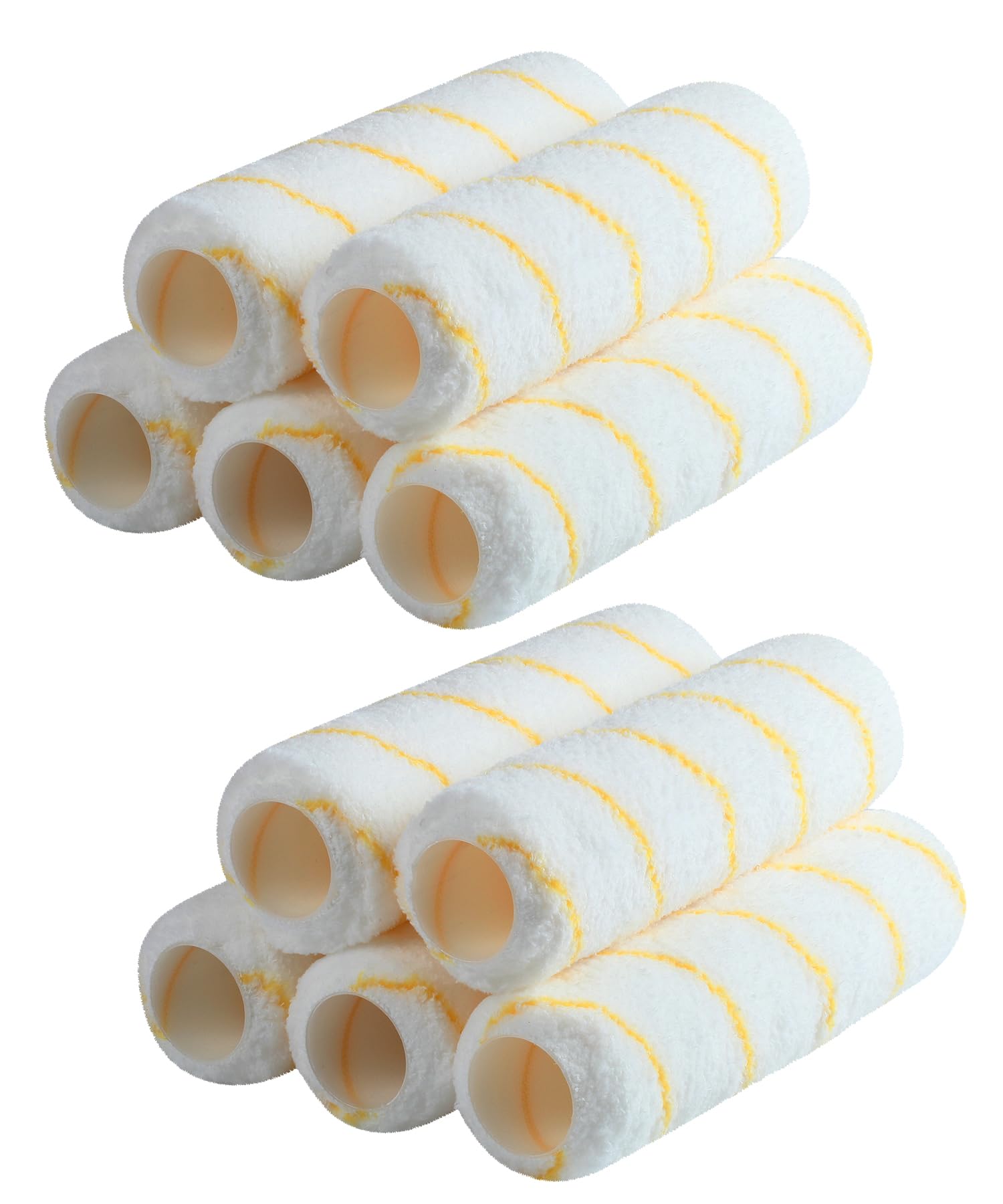 Bates 9 Inch Paint Roller Covers - 10 Pack - Premium Quality Large Paint Roller Refills for Smooth Wall Painting - Perfect for Interior Walls, Ceilings, and DIY Home Improvement Projects