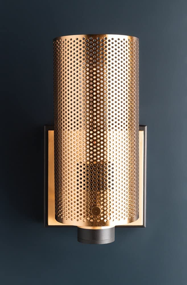 Pilsen One Light Wall Sconce - Modern Industrial Wall Light Fixture for Living Room, Bedroom, or Hallway - Dimmable LED Compatible - Easy Installation Indoor Lighting