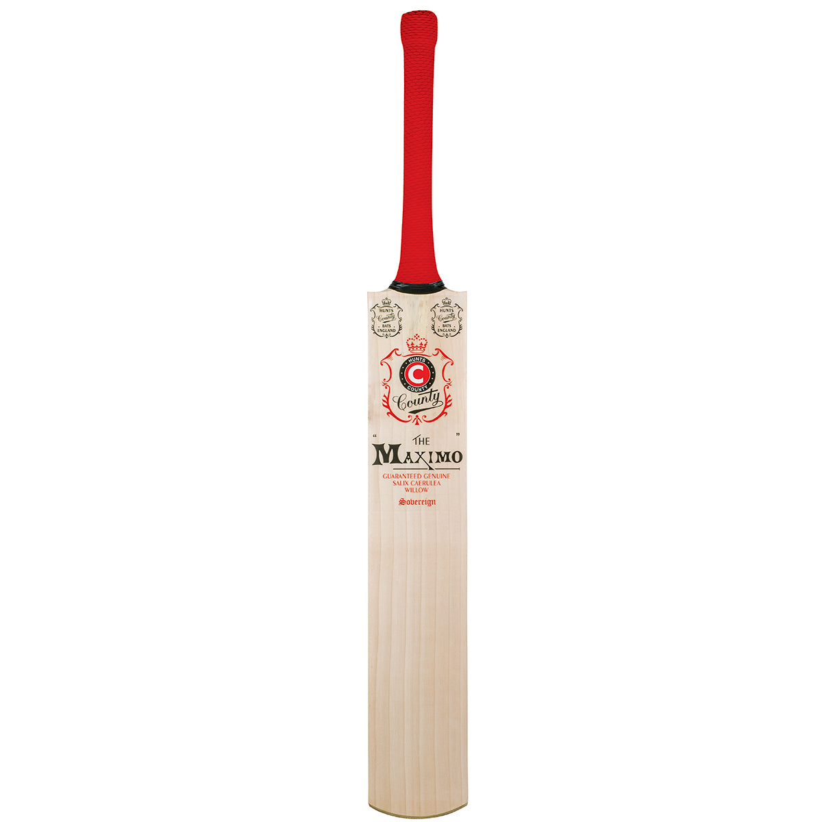 Hunts County Maximo Sovereign Cricket Bat - Premium English Willow Cricket Bat for Professional Players - Perfect for Matches, Practice, and Training Sessions