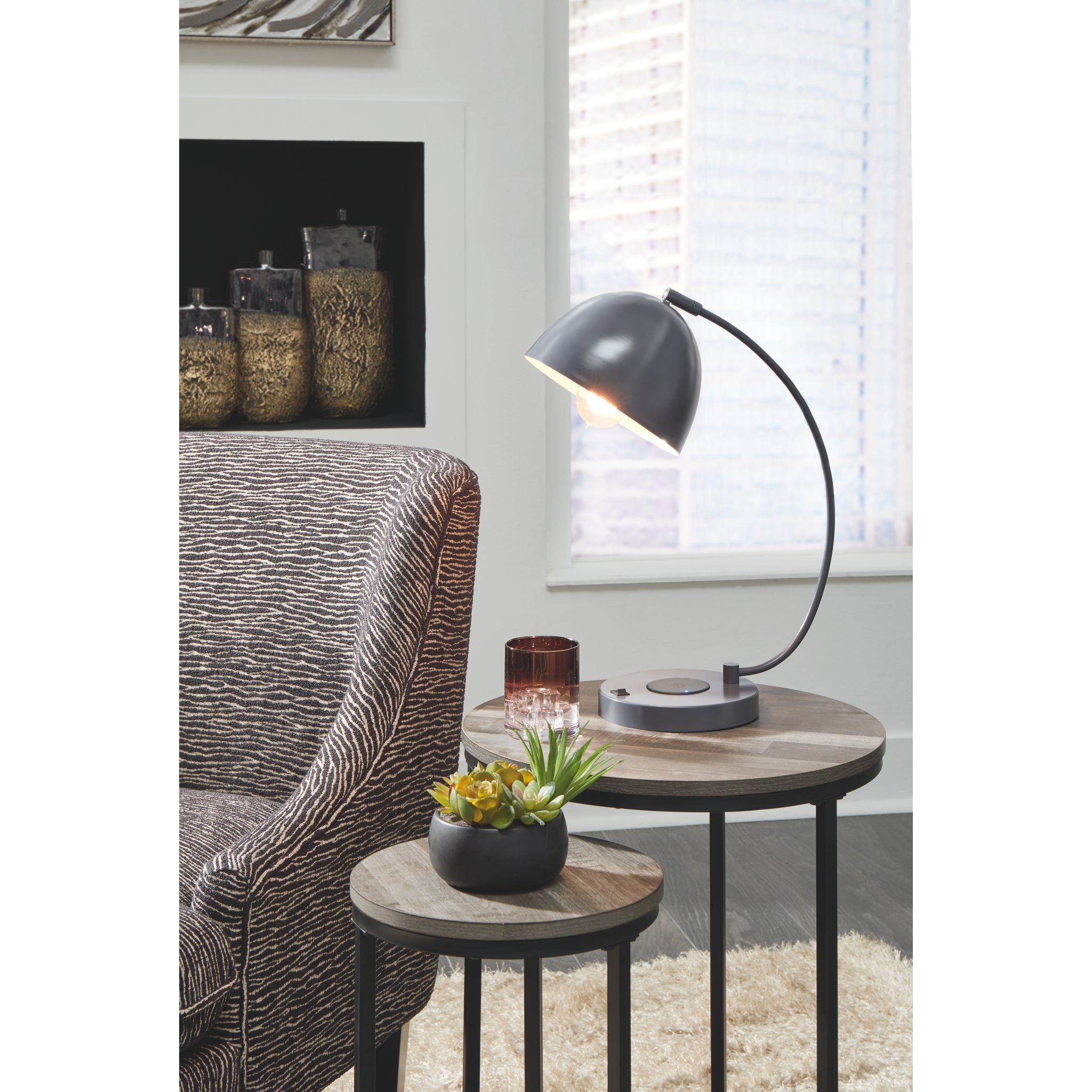 Austbeck 18W LED Desk Lamp with Adjustable Brightness - Modern Study Light for Office, Home & Dorm Room - Perfect for Reading, Working & Night Use