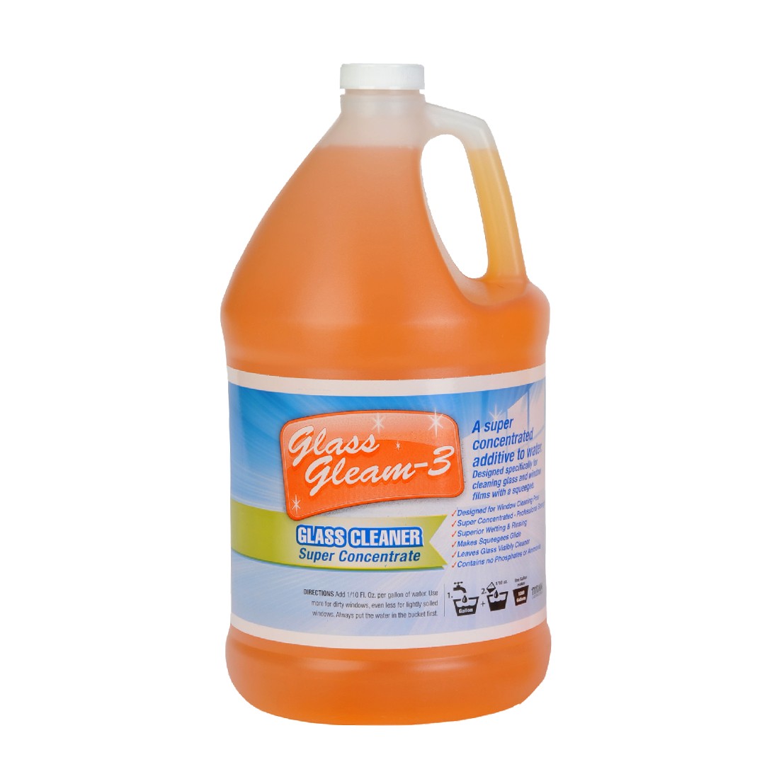 Titan Glass Gleam 3 Soap - Premium Glass Cleaner for Streak-Free Shine | Perfect for Windows, Mirrors, and Glass Surfaces at Home or Office