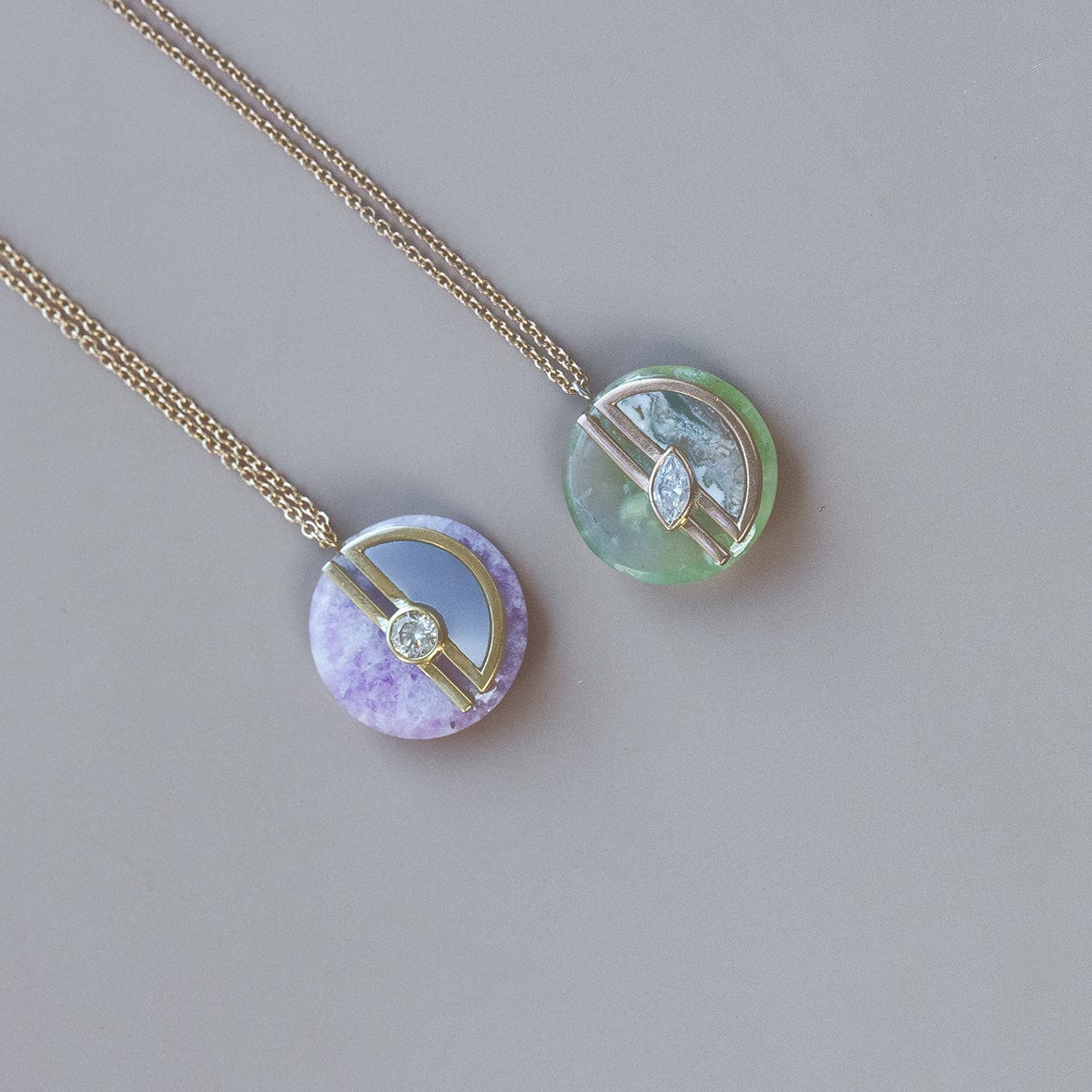 Amethyst Mod Necklace - Elegant Purple Crystal Jewelry for Women | Perfect for Everyday Wear, Gifts & Spiritual Healing