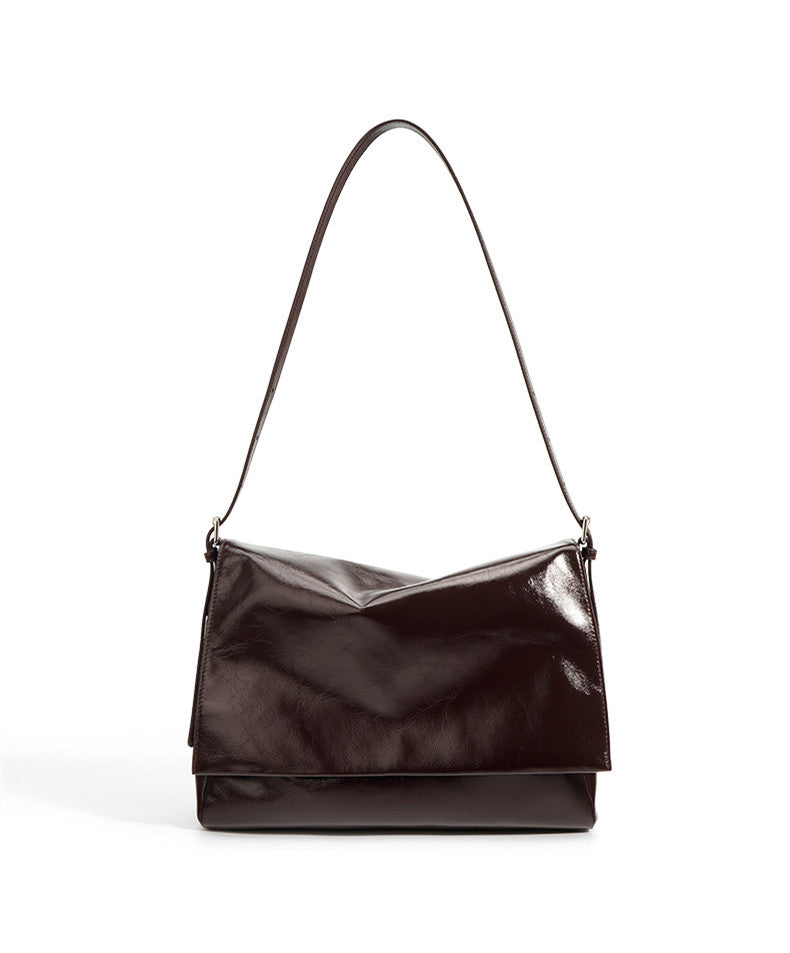 Stylish Compact Flap Shoulder Bag for Women - Lightweight Crossbody Purse with Adjustable Strap, Perfect for Travel, Work, and Everyday Use